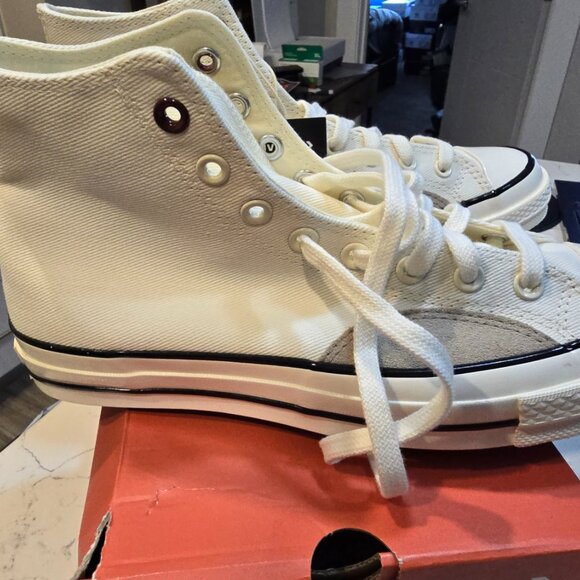 Converse Chuck 70 Mixed Materials High Egret Cherry Daze - A06548C MENS 9.5 (10) - Picture 6 of 16